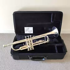 YAMAHA Trumpet YTR 2335 Silver With Mouthpiece and Case Japan Import