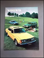 1980 Volvo 262C Bertone 244 245 265 264 242GT 24-page Car Sales Brochure Catalog