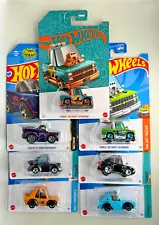 2024 HOT WHEELS TOONED Porsche, Nissan, Dodge, Mazda, 83 Chevy, Batmobile lot x5