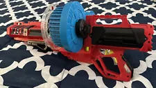 RARE BOOMco Colossal Blitz 72 Round Fully Auto 2 Drum Dart Gun Mattel