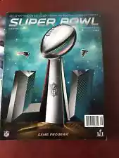 NFL 2017 Super Bowl LI Game Program New England Patriots vs. Atlanta Falcons