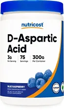 Nutricost D-Aspartic Acid 300G (Blue Raspberry)