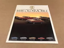 Vintage 1978 Oldsmobile Dealership Sales Brochure Cutlass/Omega/Starfire Sales