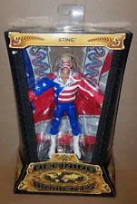 2016 Mattel WWE Elite Defining Moments Classic WCW Surfer STING Red White & Blue