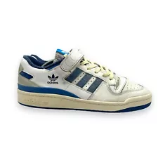 Adidas Forum 84 Low Men's Size 11 US S23764 Blue White Leather Athletic Shoes