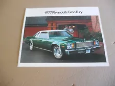 NOS Original 1977 Plymouth Gran Fury Dealership Sales Brochure