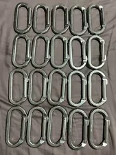 LOT OF 20 - SMC Oval NON-LOCKING CARABINER Climbing