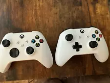 Microsoft Xbox One Controller - White. 2 for sale. Tested with no issues.