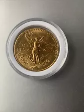 Mexican 50 Pesos Gold Coin Centenarian 1821 - 1921