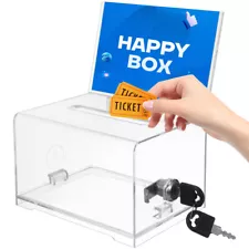 Office Portable Replacement Practical Ballot Box Donation Boxes For Fundraising