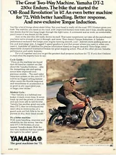 1972 Print Ad of Yamaha DT2 DT-2 250cc Enduro Motorcycle