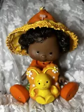 New Listing80s Strawberry Shortcake Orange Blossom With Pet ! Hat Attached! Hard To Find