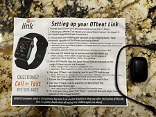 Orange Theory OT Beat Link (for Use w/ Apple Watch) OTbeat Link Black w/ Case