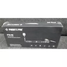 Phenyx Pro PTU-2U True Diversity Dual Wireless Microphone System 500-600MHz