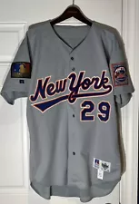 ***GRAIL*** New York Mets Team Issued 1994 Road Jersey #29 LINDEMAN 48L