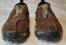 Rocky Asystec Men’s 7 Brown Leather Camo Slip On’s Boots #7603