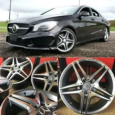 18 INCH MERCEDES GUNMETAL WHEELS RIMS SET4 NEW 18/8.5 FITS CLA250 CLA AMG