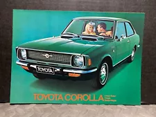 ORIGINAL VINTAGE SALES BROCHURE 1971 TOYOTA COROLLA