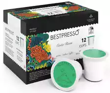 Bestpresso Coffee 96 Count Pods Costa Rican Dark Roast K-Cup - For Keurig 2.0