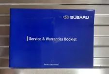 DAMAGED SUBARU SERVICE HISTORY BOOK ALL MODELS IMPREZA FORESTER OUTBACK LEAGACY