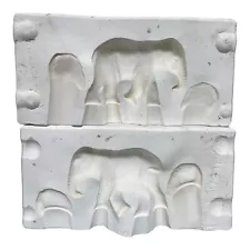 Coles For Albertas CM 879 Elephant Ceramic Mold 8.25x4” With Ears Vintage 1982