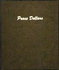 Dansco Album For US Peace Dollars 1921-1935 Coins New 7175 Free US Shipping