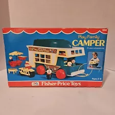 ð¥ SEALED Vintage Fisher Price Little People Camper 994 Family Set 1972 ð¥