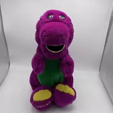 Barney 1992 Plush The Lyons Group 12” Stuffed Animal Purple Dinosaur Vintage