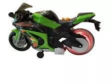 Ninja Kawasaki Motorcycle ZX-10R Green, w/sound & lights, WORKS!