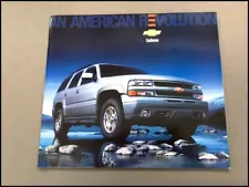 2005 Chevrolet Tahoe 30-page Original Car Sales Brochure Catalog