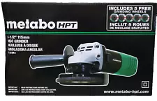 Metabo HPT 4-1/2-Inch Angle Grinder, G12SR4 New In Box