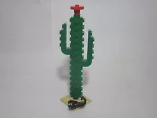 Custom cactus desert tree with red flower, all new parts, FREE US Shipping!