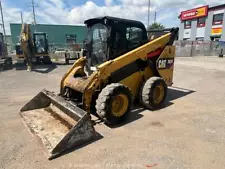 2016 Caterpillar 262D Skid Steer Wheel Loader Diesel Aux Hyd Cab Bucket bidadoo