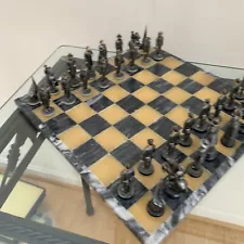 CIVIL WAR MARBLE CHESS SET