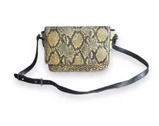 Barbara Bui Genuine Snake Skin leather Black Beige crossbody bags for Sale de