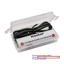 Kastar 3.7V 2600mAh STL-1865 USB Battery for ProTac HL USB ProTac HL-X USB SLB26