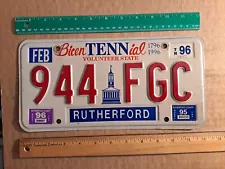 License Plate, Tennessee, 1995f, Passenger, 944 (Porsche model) FGC