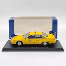 BOS 1:43 1991 Chevrolet Caprice Sedan N.Y.C Taxi Yellow Resin Model Car Limited