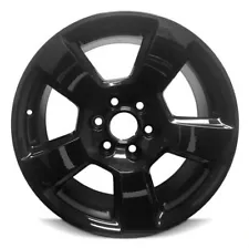 New Wheel For 2018-2023 Chevrolet Tahoe 20 Inch Gloss Black Alloy Rim (For: 2020 Tahoe)