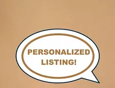 New ListingPERSONALIZED SALE FOR eBay User "w*******b" ONLY - See Full Description