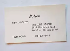 original antique milton zeis rockford tattoo ink flash machine supply card 3x5.5