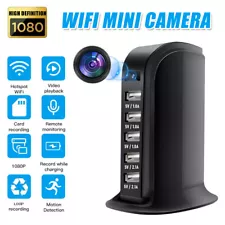 2MP WiFi Camera USB Tower Charger Motion Activated Security Surveillance 1080P