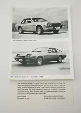 Vintage Press Release 1976 Chevrolet Monza Towne Coupe Monza 2+2 Hatchback Coupe