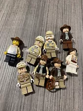 Lego Indiana Jones Minifigures Lot