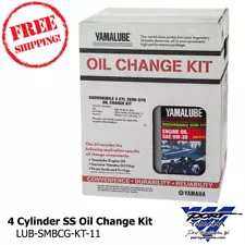 Yamaha 4 Cyl Snowmobile 0w30 Semi-Synthetic Oil Change Kit Apex, Attak, RX1, RX