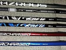 6 Callaway Driver Shafts. Stiff Flex. 44.25 Inches. Project X, Mitsubishi.