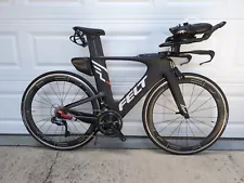 2018 Felt IA 16 TT/Triathlon Bike, Black, 11spd Ultegra DI2