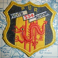 Patch - River Patrol Boat - Section 534 - Brown Water Recon, Vietnam War - M.517