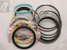 Hydraulic Seal Kit for John Deere 490D Arm/Stick Cylinder - Includes wear rings