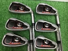 TaylorMade BURNER PLUS 2008 Iron Set 6pcs 5-Pw Flex S Stiff RE-AX 85